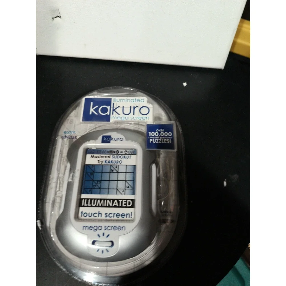 Kakuro Sudoku Illuminated Mega Screen Hand Held Game Puzzles Travel New Sealed